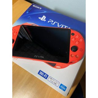 ソニー(SONY)のSONY PlayStationVITA 本体  PCH-2000 ZA24(携帯用ゲーム機本体)