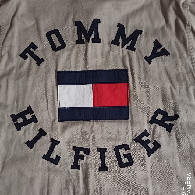 TOMMY HILFIGER(トミーヒルフィガー)の美品✨９０年代オールドトミー　ビッグロゴ刺繍シャツ　ヴィンテージ　オーバーサイズ メンズのトップス(シャツ)の商品写真