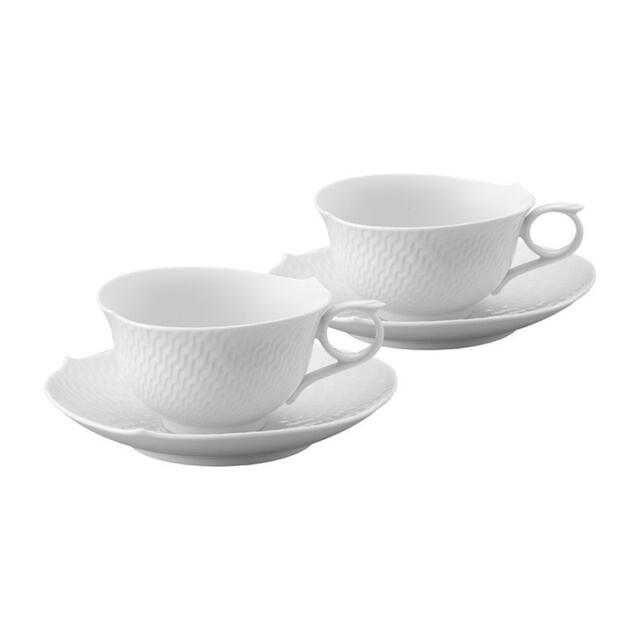 ソーサーペ MEISSEN - (新品未使用)meissen 波の戯れティーカップ