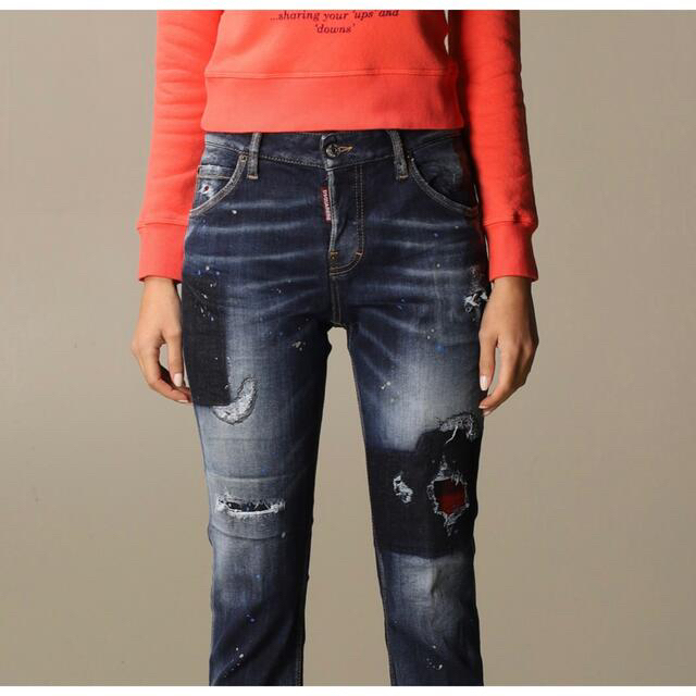 DSQUARED2 Cool Girl Cropped blue jeans 4