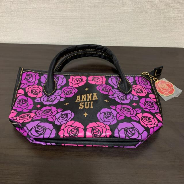 ANNA SUI(アナスイ)のアナスイ　ミニトートバック　ポーチ　ノベルティー エンタメ/ホビーのコレクション(ノベルティグッズ)の商品写真