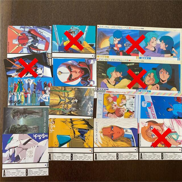 昭和アニメ カセットテープインデックスカード エンタメ/ホビーのアニメグッズ(カード)の商品写真