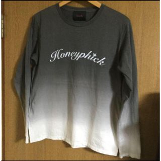 グランドキャニオン(GRAND CANYON)の値下げ Honey phick グラデーション染め加工 ロングTシャツ 未使用(Tシャツ/カットソー(七分/長袖))