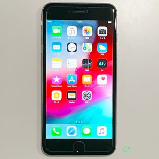 アイフォーン(iPhone)の【中古美品】iPhone 6 Plus 64GB スペースグレイ docomo (スマートフォン本体)