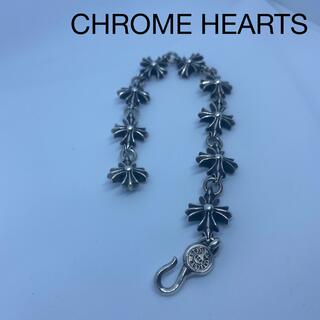 クロムハーツ(Chrome Hearts)の最終価格　Chrom hearts カットアウトクロス　ブレスレット(ブレスレット)