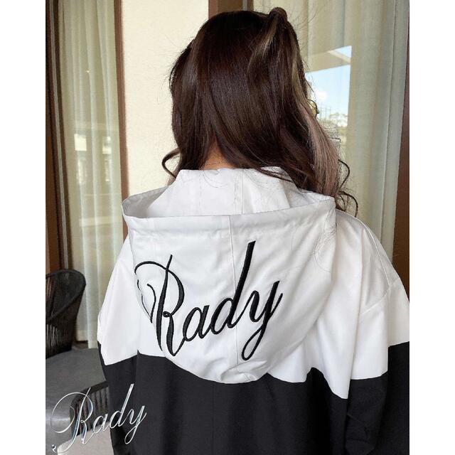 rady バイカラーフーディーセットアップ