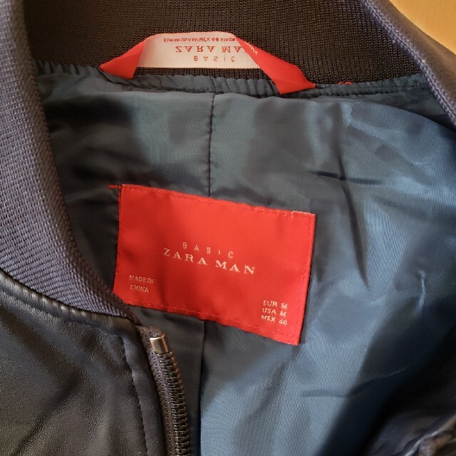 ZARA(ザラ)の【ZARA】レザージャケット メンズのジャケット/アウター(レザージャケット)の商品写真