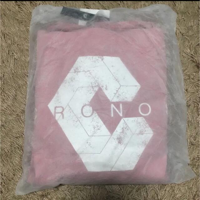 CRONOS BIG LOGO HOODY PINK M メンズのトップス(パーカー)の商品写真