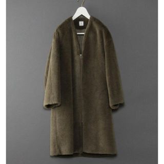 ビューティアンドユースユナイテッドアローズ(BEAUTY&YOUTH UNITED ARROWS)のroku 6 V-NECK FAKE FUR COAT/ﾛﾝｸﾞｺｰﾄ(毛皮/ファーコート)