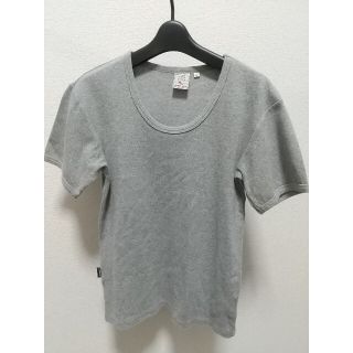 アヴィレックス(AVIREX)のAVIREX 半袖 Tシャツ Ｍサイズ グレー カットソー アヴィレックス 古着(Tシャツ/カットソー(半袖/袖なし))