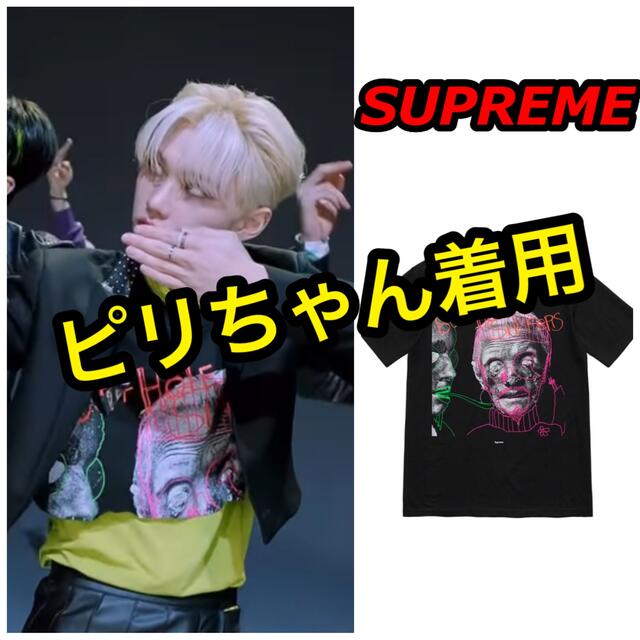 ☆ Stray Kids フィリックス着用☆ SUPREME Tシャツ