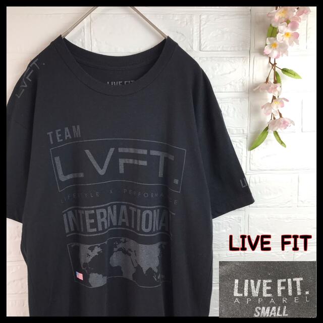 LIVE FIT 正規品 リブフィット Tシャツ 筋トレ スポーツ 古着 メンズのトップス(Tシャツ/カットソー(半袖/袖なし))の商品写真