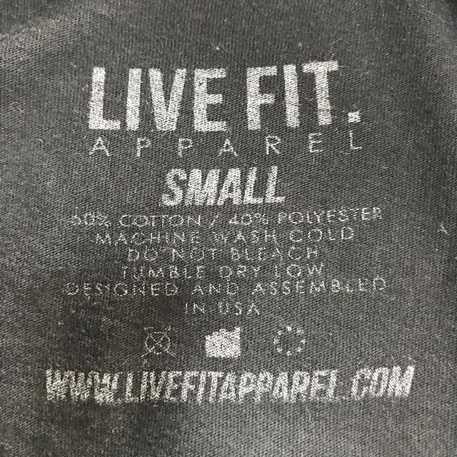 LIVE FIT 正規品 リブフィット Tシャツ 筋トレ スポーツ 古着 メンズのトップス(Tシャツ/カットソー(半袖/袖なし))の商品写真