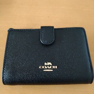 コーチ(COACH)のｺｰﾁ折り財布ブラック(財布)