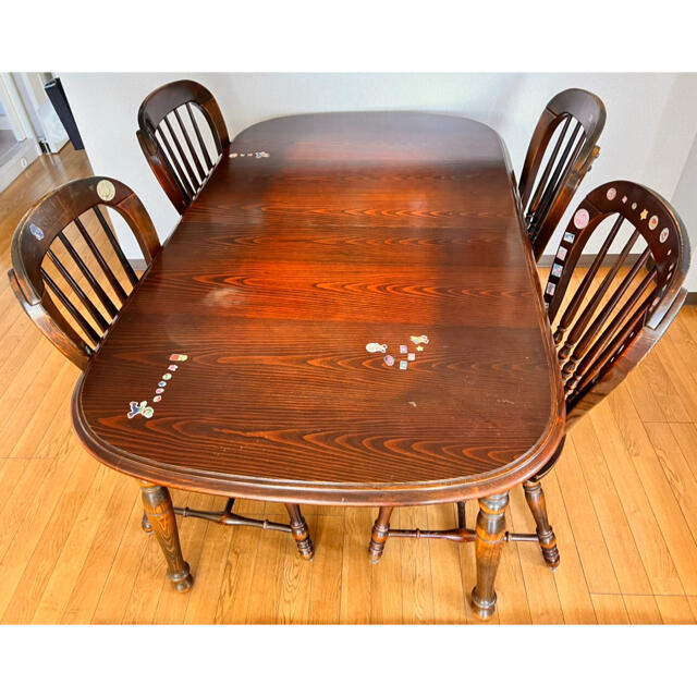 カリモク家具 カリモク ダイニングテーブル/コロニアル 食堂テーブル 幅1650mm DC5700JK