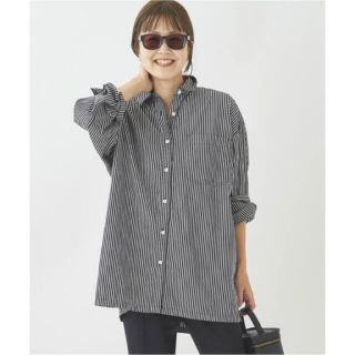 プラージュ(Plage)のPlage BOYs box シャツ  ブラック(シャツ/ブラウス(長袖/七分))