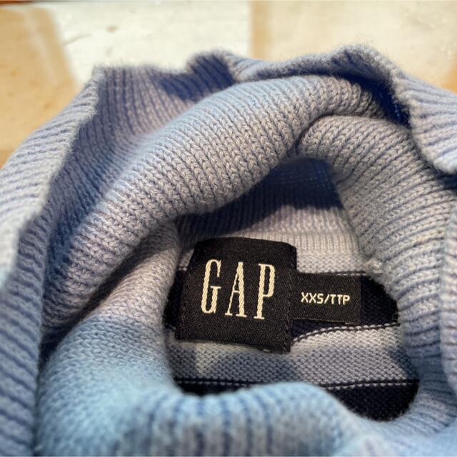 GAP(ギャップ)の【美品中古】ギャップGAP ノースリーブニットシャツ(レディースXXSサイズ) レディースのトップス(Tシャツ(半袖/袖なし))の商品写真