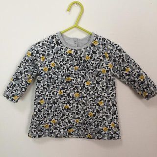 プチバトー(PETIT BATEAU)のプチバトー  木の実柄ワンピース 6m(ワンピース)