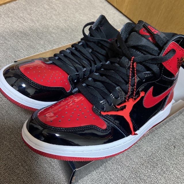 26.5cm NIKE AIR JORDAN 1 HIGH パテントブレッド