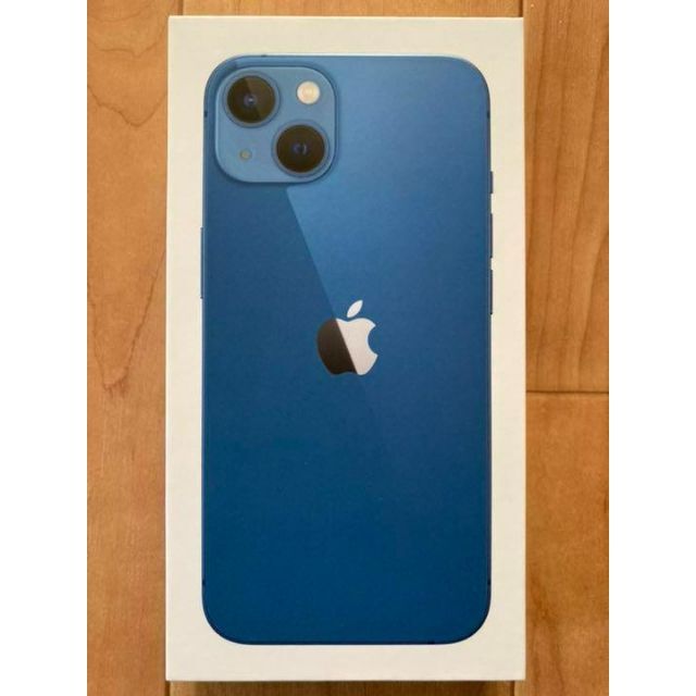 新品・未開封☆iphone13 Blue　ブルー 128GB simフリー版