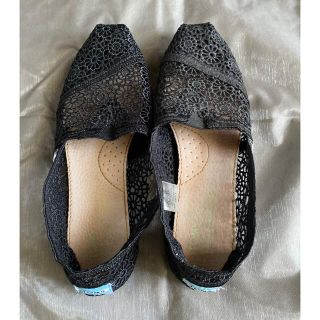 トムズ(TOMS)のTOMS トムス　クロシェット  スリッポン　ブラック(スリッポン/モカシン)