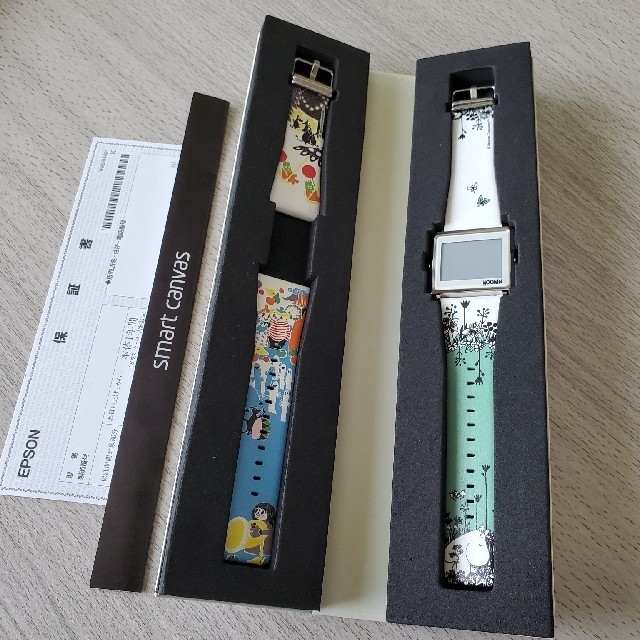 【税込】 EPSON - 【美品】 ムーミン   スマートキャンバス 腕時計