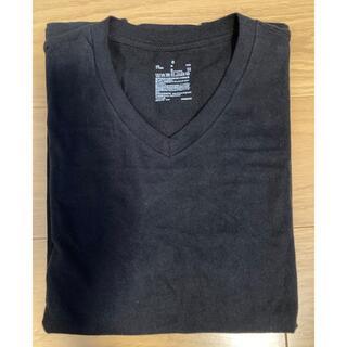 ムジルシリョウヒン(MUJI (無印良品))の⭐︎MUJI 黒Tシャツ2枚(Vネック)⭐︎(Tシャツ/カットソー(半袖/袖なし))