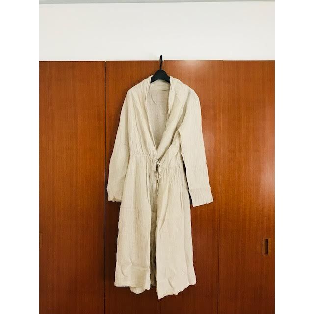 nest Robe カシュクール リネン ワンピース ベージュワンピース