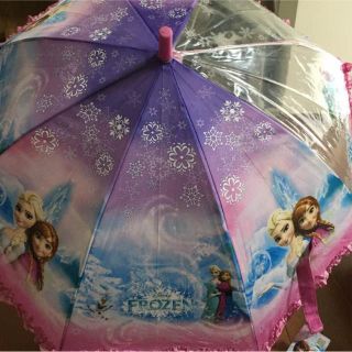 アナ雪  子供用フリル傘  ★完売品★(傘)