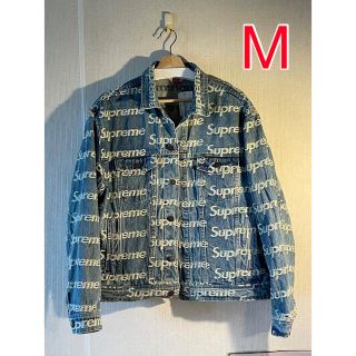 シュプリーム(Supreme)のSupreme Frayed Logo Denim Trucker Jacket(Gジャン/デニムジャケット)