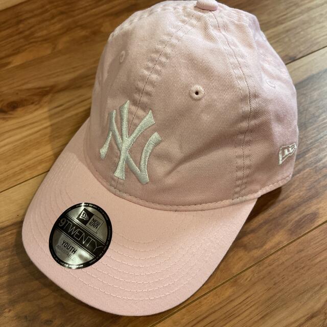 NEW ERA(ニューエラー)のニューエラ　キャップ　ピンク キッズ/ベビー/マタニティのこども用ファッション小物(帽子)の商品写真