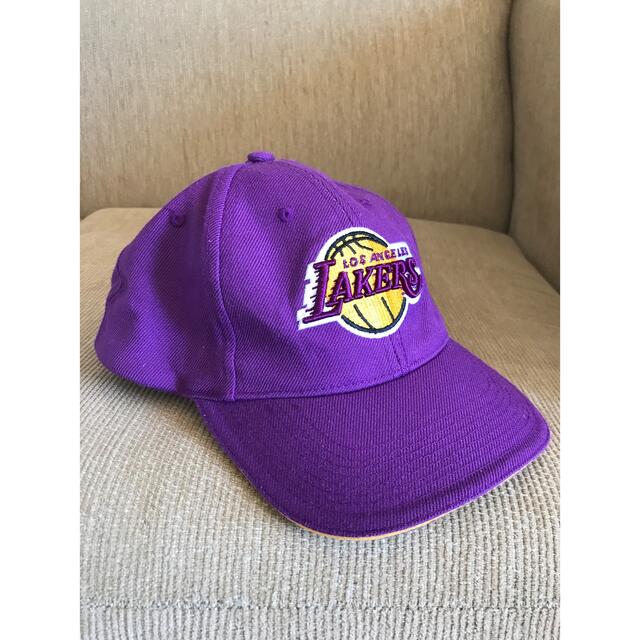 ヴィンテージ 90s ロサンゼルスレイカーズスナップバックキャップの