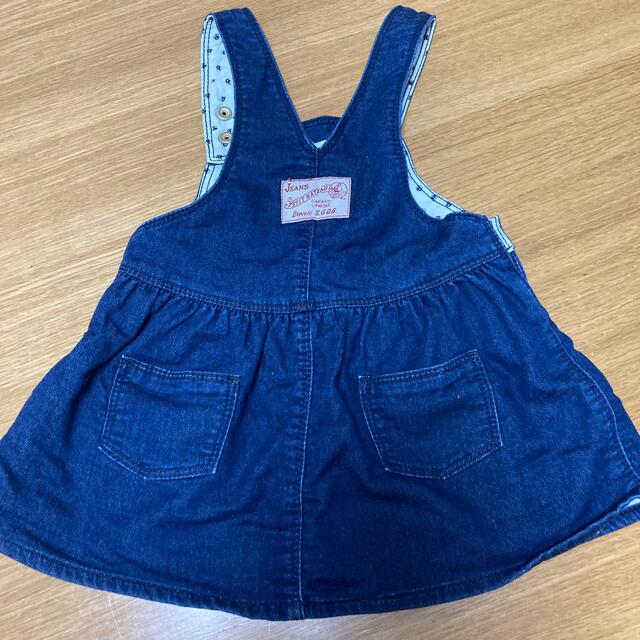 PETIT BATEAU(プチバトー)のプチバトーつなぎスカート キッズ/ベビー/マタニティのベビー服(~85cm)(スカート)の商品写真