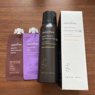 イニスフリー(Innisfree)の【新品】イニスフリー　スーパーヴォルカニック　クレイムースマスク　2X(パック/フェイスマスク)