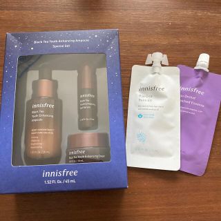 イニスフリー(Innisfree)の【新品】イニスフリー　ブラックティーユースセラム　スペシャルセット(美容液)