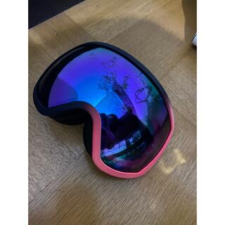 スキー　スノーボード  ゴーグル　ブラックx ピンク(その他)