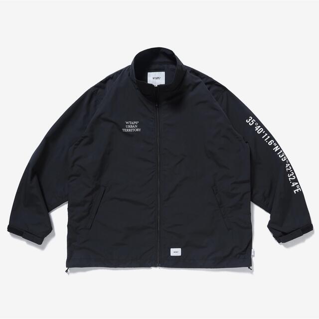 W)taps(ダブルタップス)の新品 22SS WTAPS TRACK JACKET black M メンズのジャケット/アウター(ナイロンジャケット)の商品写真