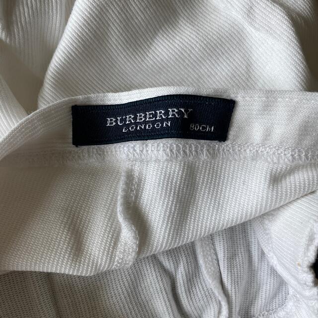 BURBERRY(バーバリー)のみおたろう様バーバリー　キュロットスカート　白 キッズ/ベビー/マタニティのベビー服(~85cm)(スカート)の商品写真