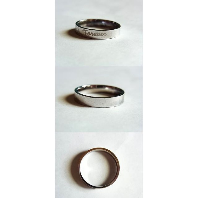 未使用品SVシルバー925リング指輪7号LOVE FOREVER男性メンズ女性 レディースのアクセサリー(リング(指輪))の商品写真
