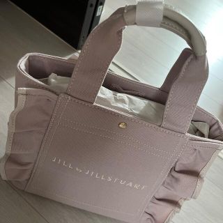 ジルバイジルスチュアート(JILL by JILLSTUART)のジルバイ　未使用品　フリルトートバッグ　小サイズ(トートバッグ)