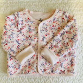 プチバトー(PETIT BATEAU)のプチバトーチュビックカーディガン 12m/74cm(カーディガン/ボレロ)