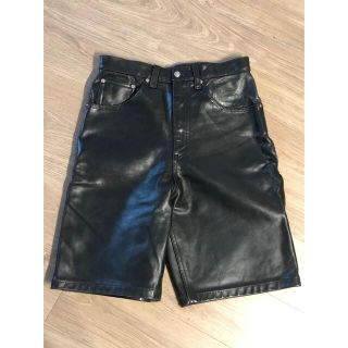 【レア品・SALE】NO MEANS NO レザーハーフパンツ