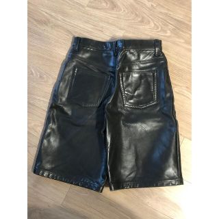 【レア品・SALE】NO MEANS NO レザーハーフパンツ