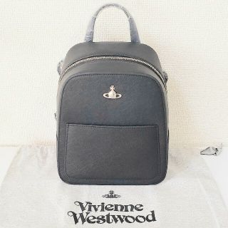 ヴィヴィアンウエストウッド(Vivienne Westwood)のVivienne Westwood ヴィヴィアン リュック バックパック 黒✕銀(リュック/バックパック)