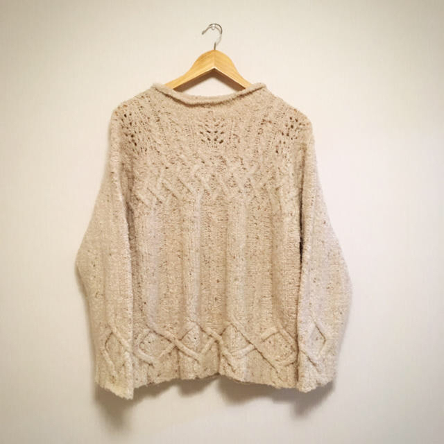 flower(フラワー)のcream color knit レディースのトップス(ニット/セーター)の商品写真