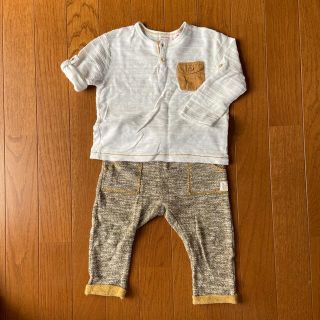 ザラキッズ(ZARA KIDS)のzaraベビー　ロンTとパンツセット(シャツ/カットソー)