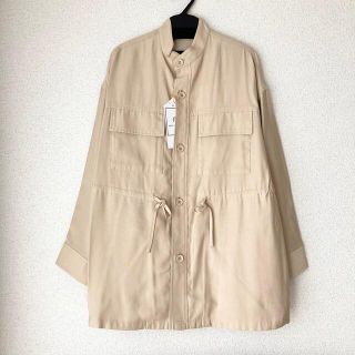 ロペピクニック(Rope' Picnic)の新品！ロペピクニック シャツジャケット 36 ベージュ(ノーカラージャケット)