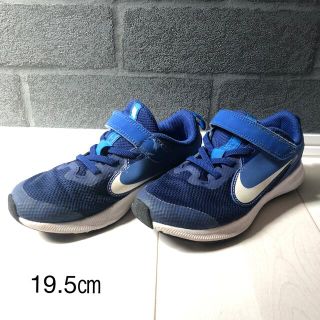 ナイキ(NIKE)のNIKE スニーカー  青　19.5㎝(スニーカー)