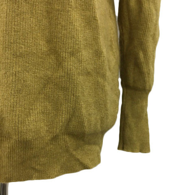 qualite(カリテ)のカリテ セーター ニット ボートネック ウール 無地 長袖 黄 緑 レディースのトップス(ニット/セーター)の商品写真