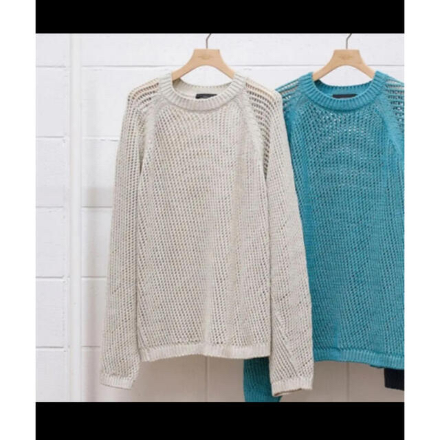 3G CREW NECK MESH KNIT アンユーズド